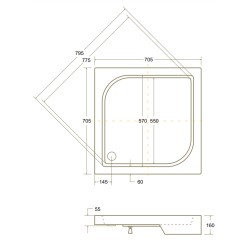 Atrakcyjny Brodzik Ares 80x80x16,5 cm + Syfon Gratis – Nie Rysuje Się!