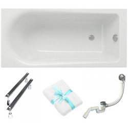 Stylowy Komfort: Wanna Cersanit Flavia Akrylowa 150x70 + Akcesoria GRATIS