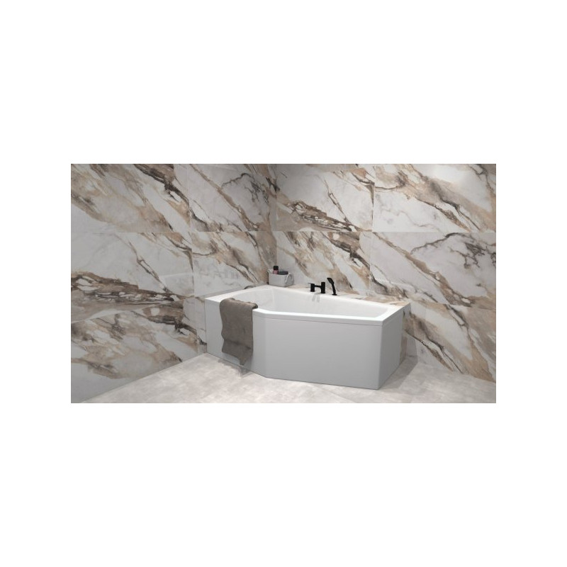Selena Asymetryczna Wanna 150x90 z Obudową i Syfonem - Luksus Relaksu w Twojej Łazience