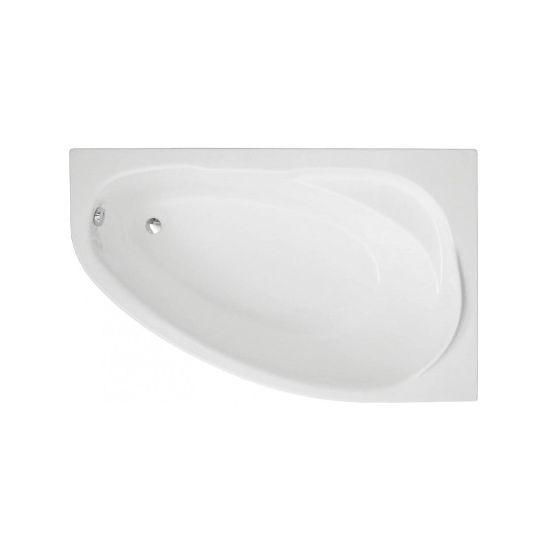 Elegancka wanna narożna Marea 150x100 cm z obudową i syfonem - luksus w Twojej łazience!