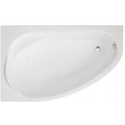 Polimat Marea Wanna Narożna 150x100 Lewa z Syfonem - Komfort w Każdej Łazience!