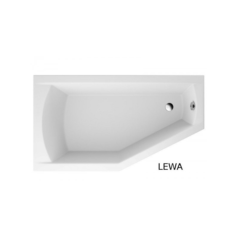 Idealna Selena 160x90 Lewa z Obudową i Syfonem - Komfort i Styl w Twojej Łazience!