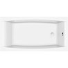 Luksusowa wanna Cersanit Virgo 150x75 - elegancja i komfort z akrylu, syfon w zestawie!