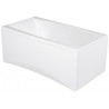 Luksusowa wanna Cersanit Virgo 150x75 - elegancja i komfort z akrylu, syfon w zestawie!