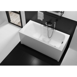 Cersanit Korat 160x70: Elegancka wanna akrylowa z kompletem - obudowa, syfon, nóżki, ręcznik gratis