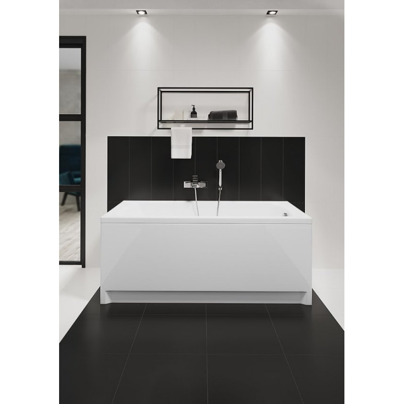 Cersanit Korat 160x70: Elegancka wanna akrylowa z kompletem - obudowa, syfon, nóżki, ręcznik gratis