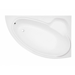 Besco Bianka wanna 150x95 akrylowa z obudową, w zestawie z nóżkami i syfonem