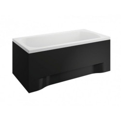 Elegancja i Komfort - Wanna Polimat Classic 170x75 z Czarną Obudową i Syfonem