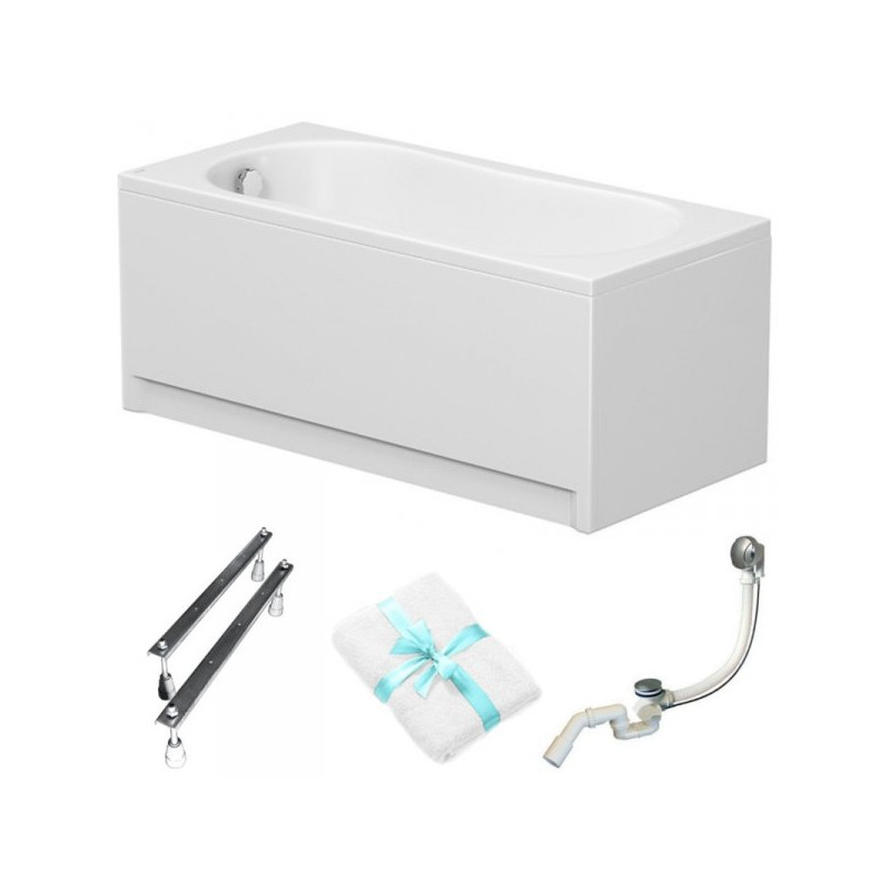 Cersanit Nike 160x70 - Komfortowa Wanna z Obudową i Gratisowym Ręcznikiem!