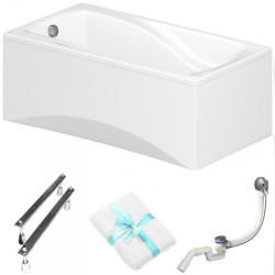 Zestaw Relaksacyjny Zen by Cersanit: Wanna 160x85 cm + Akcesoria Gratis!