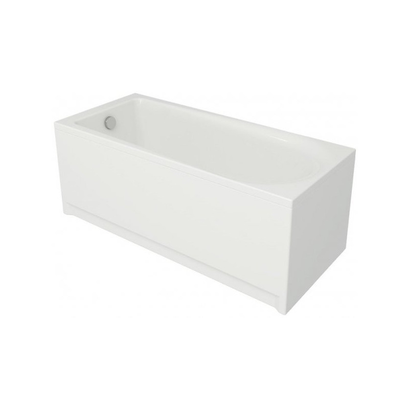 Cersanit Flavia 170x70 Relax - Wanna Akrylowa z Syfonem i Obudową + Ręcznik w Zestawie