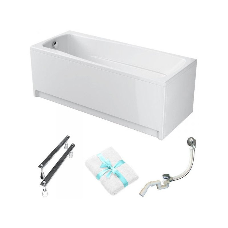 Cersanit Lana - Elegancka Wanna z Obudową i Akcesoriami Gratis