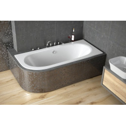 Elegancka Wanna Avita Slim 160 Prawa z Stelażem Slim W