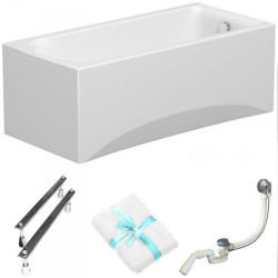 Wanna Akrylowa City 160x75 z Obudową i Syfonem - Relaks w Miejskiej Elegancji