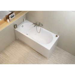 Luksusowa wanna Cersanit Nike 170x70 z obudową i syfonem - Komfort i styl w Twojej łazience!