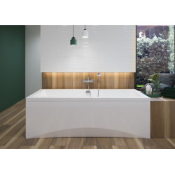 Cersanit Intro - Wanna Prostokątna Akrylowa 170x75 z Obudową, Syfonem i Nóżkami w Zestawie