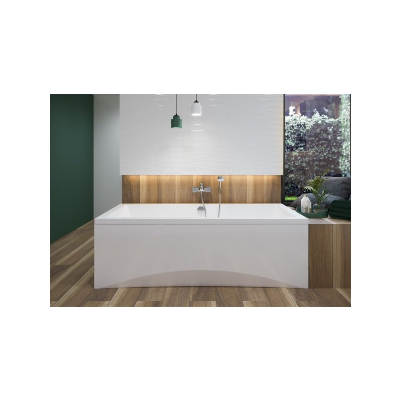 Cersanit Intro - Wanna Prostokątna Akrylowa 170x75 z Obudową, Syfonem i Nóżkami w Zestawie