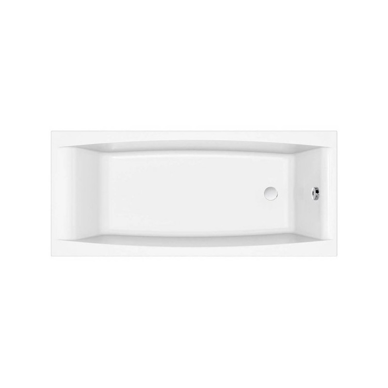 Cersanit Virgo Elegance 180x80: Stylowa wanna z kompletem montażowym i ręcznikiem