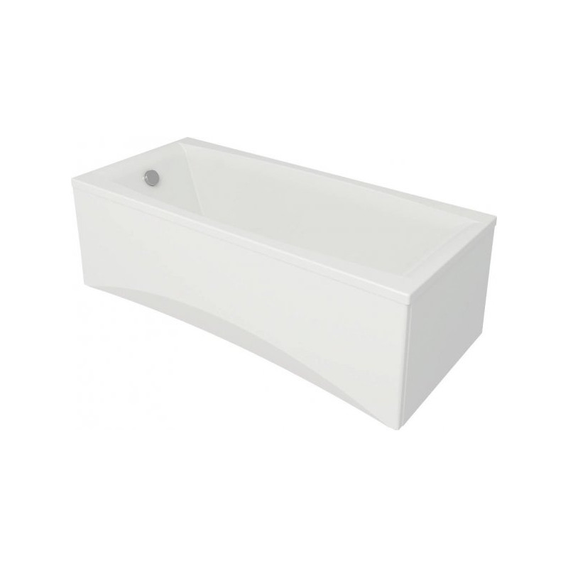 Cersanit Virgo Elegance 180x80: Stylowa wanna z kompletem montażowym i ręcznikiem