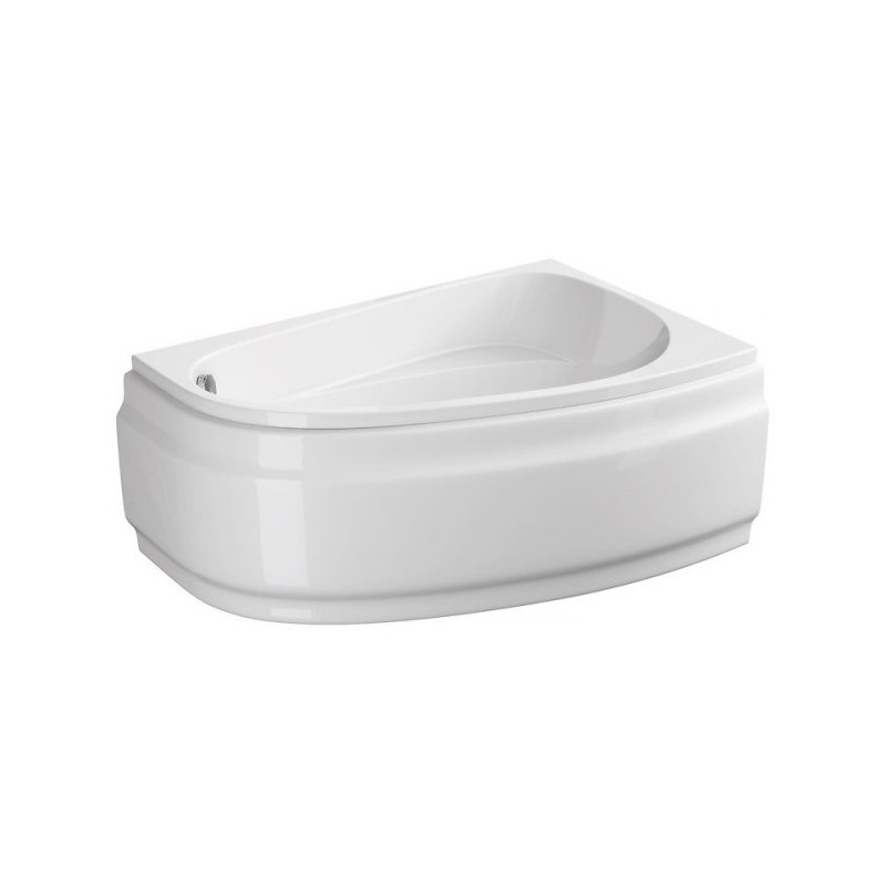 Elegancka Wanna Asymetryczna Cersanit Joanna 140x90 Prawa + Zestaw Akcesoriów Gratis