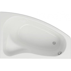 Sicilia Lux Prawa Wanna asymetryczna Cersanit 150x100 z obudową i gratis ręcznikiem