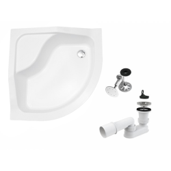 Maraton Komfortu: Głęboki Brodzik Półokrągły z Podwyższonym Siedziskiem - Biały Design