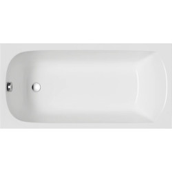 Elegancka Wanna Akrylowa Classic 120x70 cm z Białą Obudową - Odporność i Styl