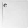 Polimat Brodzik kwadratowy posadzkowy Geos 90x90 biały z Syfonem