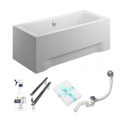 Luksusowa Wanna Prostokątna INES 160x75 - Elegancja i Komfort w Twojej Łazience