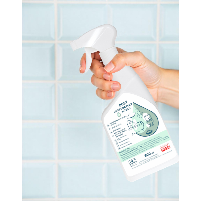 Żelowy Ocet Czyszczący 14% - Naturalna Siła do Twojej Kuchni i Łazienki!