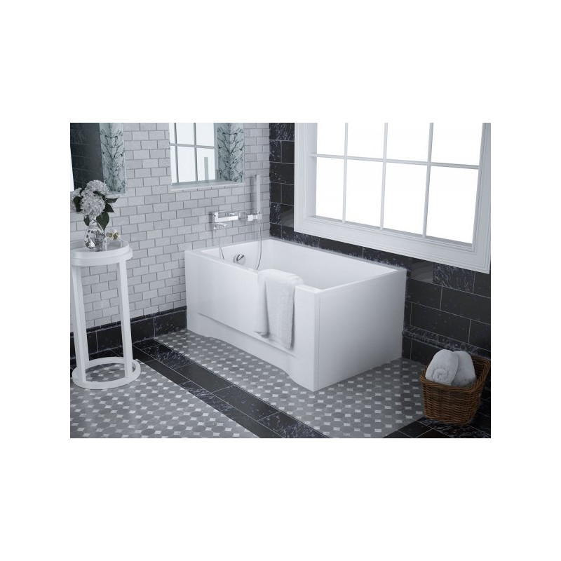 Elegancka wanna akrylowa Capri 100x70 cm z obudową – relaksuj się w każdej kąpieli!