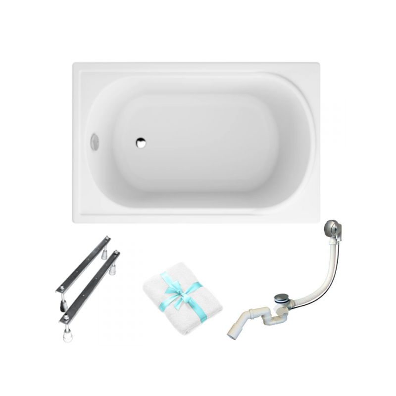 Idealna Wanna MINI 100x65 cm - Komfort i Praktyczność w Każdej Łazience