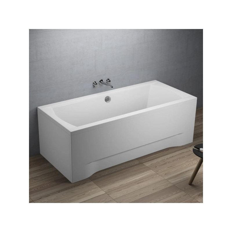 Luksusowa Wanna Akrylowa Ines 190x90 cm z Obudową i Syfonem Gratis - Relaks w Twoim Domu!