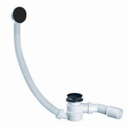 Ines 190x90 Wanna Prostokątna z Nowoczesnym Zestawem + Elegancka Czerń