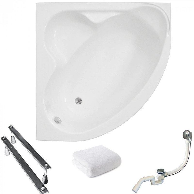 Luksusowa Wanna Symetryczna 130x130 - Wyjątkowy Komfort w Twojej Łazience!