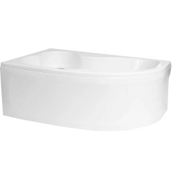 Ekskluzywna Wanna Narożna Polimat Mega 160x105 Lewa z Syfonem i Obudową - Nowoczesny Design