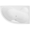 Polimat Wanna Asymetryczna Mega 160x105 cm Prawa z Syfonem