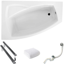 Polimat Frida Wanna Lewa Asymetryczna 160x105 cm + Stelaż