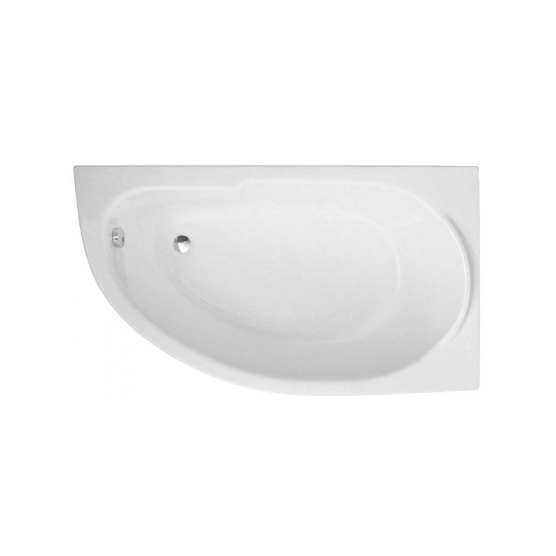 Asymetryczna Wanna Narożna MIKI 140x70 cm z Syfonem i Stelażem - Komfort i Styl w Twojej Łazience!