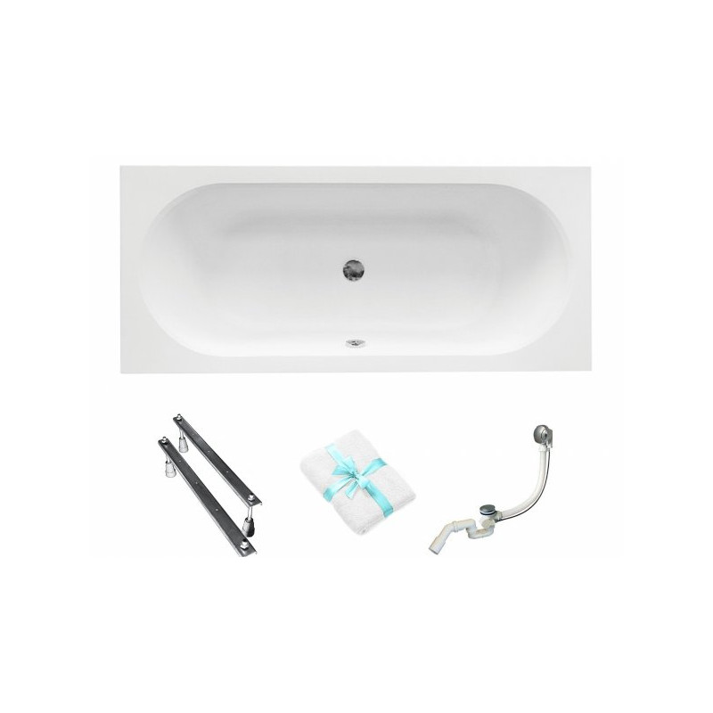 Nowoczesna Wanna Prostokątna VITAE 150 z Stelażem Typ W