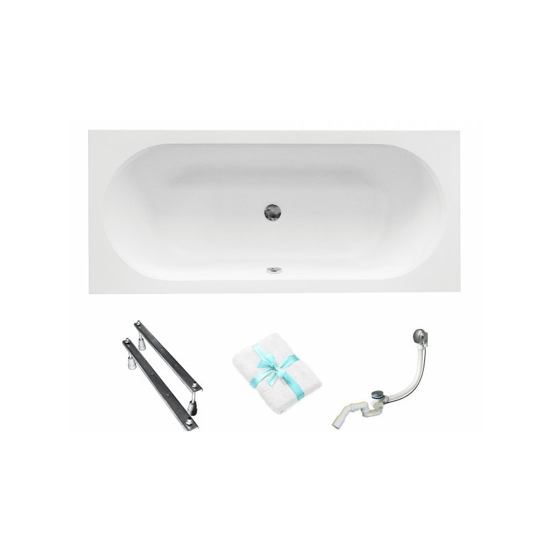 Luksusowa Wanna Vitae 160 z Funkcjonalnym Stelażem - Idealna do Twojej Łazienki!