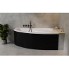 Elegancka Wanna Asymetryczna RIMA 130 L z Nowoczesnym Stelażem Typ W