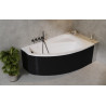 Elegancka Wanna Asymetryczna RIMA 130 L z Nowoczesnym Stelażem Typ W