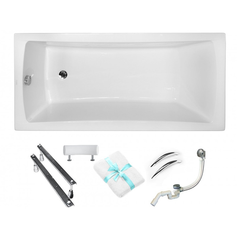 Luksusowa Wanna Optima 160 z Solidnym Stelażem - Elegancja i Wygoda w Twojej Łazience