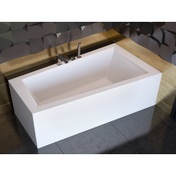 Besco Intima wanna z obudową 150x85 cm akrylowa z obudową i syfonem
