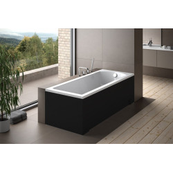 Relaks w Wannie SHEA 160 z Eleganckim Stelażem dla Twojej Łazienki