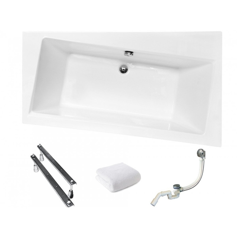 Wyjątkowa Wanna Asymetryczna Infinity 150L - Komfort i Styl w Twojej Łazience