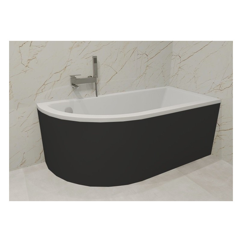 NOWOCZESNA WANNA PRAKTIKA 140x70 cm PRAWA + SYFON AUTOMATYCZNY + OBUDOWA GRATIS!