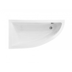 Wanna narożna lewa 150x70 Besco z syfonem