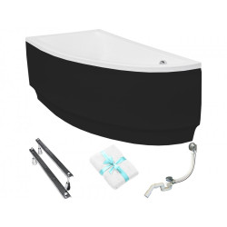 Luksusowa wanna narożna Praktika 150x70 Besco - elegancja w każdej łazience!